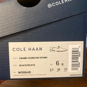 Coke hann black shoes, 6B